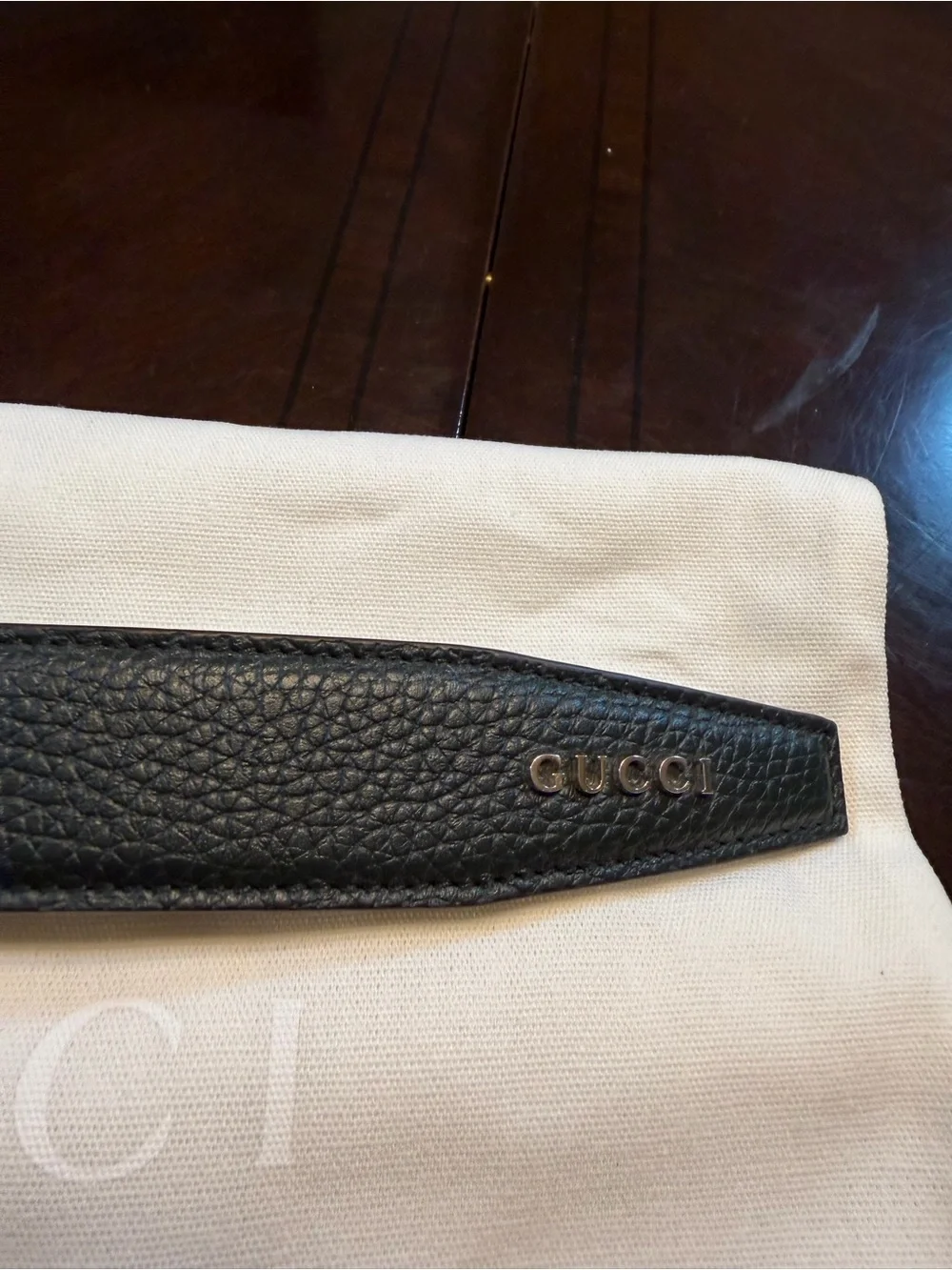 New Gucci Rectangle Buckle Logo Belt Size 44 / 110 cm Fits a Waist 40 - 44